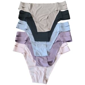 5 Pairs of NWOT Seamless Sexy Bikini Panties Cheeky Highcut Underwear